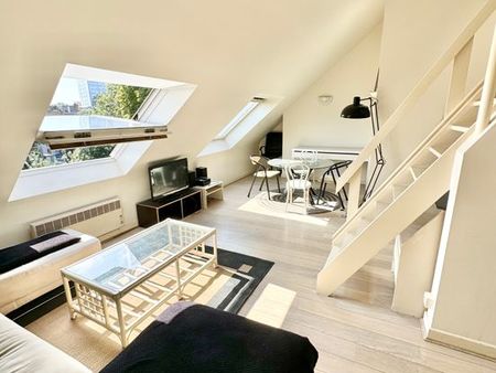 superbe duplex lumineux  quartier flagey-chatelain-louise