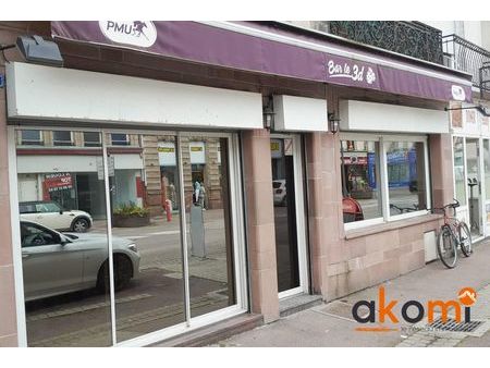 bar  local commercial 86 m² rambervillers