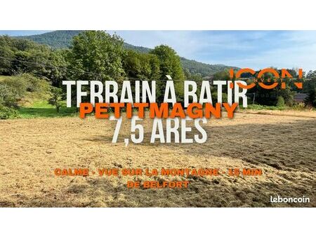 terrain 754 m² petitmagny