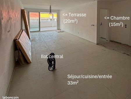 location nue longue durée anse mitan 73 m2