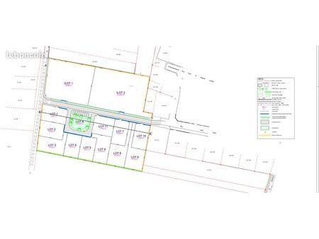 4 terrains à bâtir - 571 à 749 m2 - quartier guinguette - châteaudun