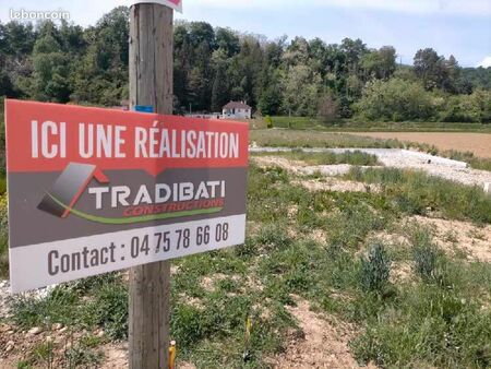 terrain 500 m² romans sur isere