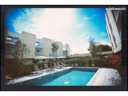 t1 bis 40 m2 residence seniors montpellier millenaire sud france retraite ou lmnp defiscal