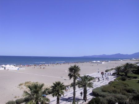 t2 - pap - canet plage sud - front de mer - direct plage