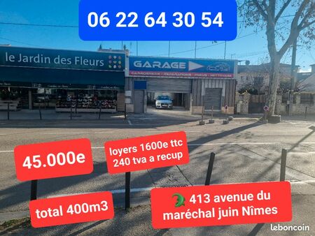 garage 400m3 avenue maréchal juin nîmes