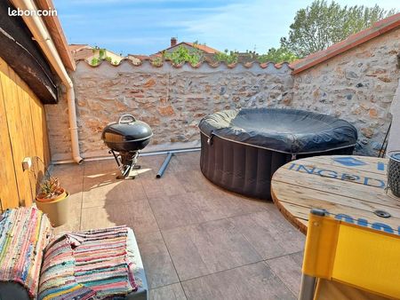 à vendre : maison de village f5 pleine de charme à rivesaltes