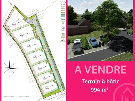 terrain 994 m² carolles