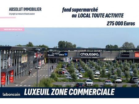 fond de commerce  supermarché 820 m² luxeuil-les-bains