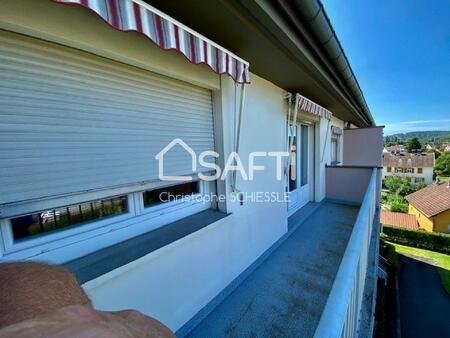 appartement t4 de 79 m2 avec balcon et cave