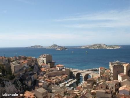 beau t3 meublé ou non superbe vue mer vallon des auffres marseille 7ème