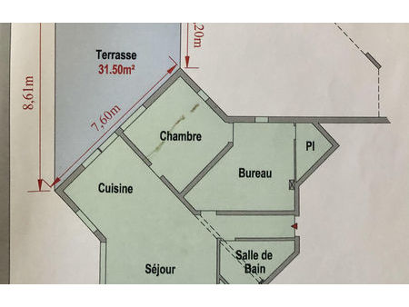 vente appartement 3 pièces 65 m² clermont-l'hérault (34800)