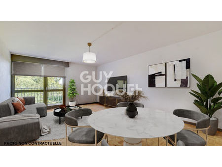 côte pavée - vente appartement traversant 3 pièces - terrasses - pkg à toulouse