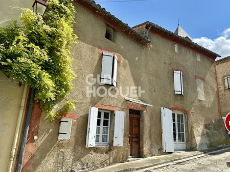 10 min sud ouest carcassonne - maison de village 162 m² + grenier + cour 23 m²