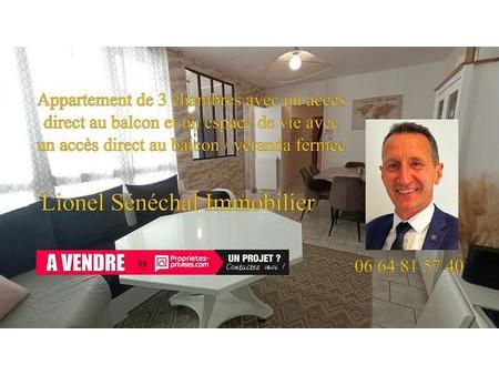 vente appartement 4 pièces au mans pontlieue - rocade (72000) : à vendre 4 pièces / 76m² l