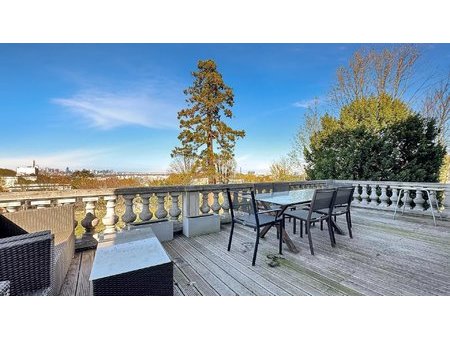 92310 sèvres - superbe appartement 4 pièces  terrasse avec vue panoramique sur paris -