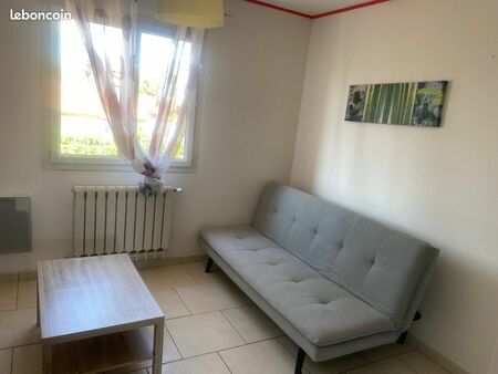 t2 de 22m² meublé à mauguio