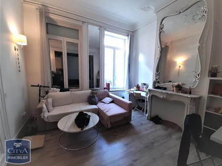 location appartement lille (59) 1 pièce 27.22m²  694€