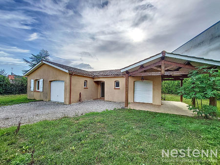 a vendre maison contemporaine de plain-pied de 107 m² avec garage  terrasse et jardin