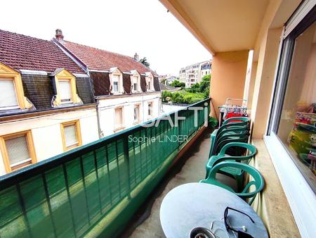 appartement 79 m2 balcon  3 chambres metz sablon  loué