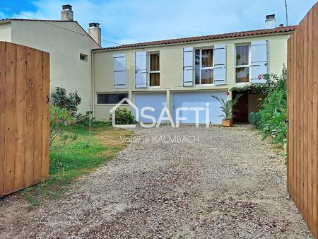 maison 3ch avec double garage et jardin