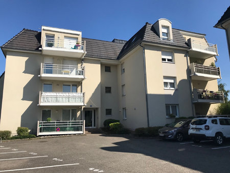 haguenau - quartier château fiat - 2/3p de 55 56 m2 habitab