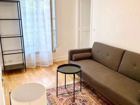 paris xviiième : appartement 2 pièces de 28.80 m2