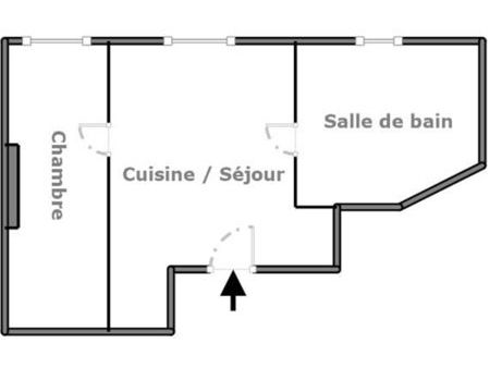 2 pieces dernier étage 21m2