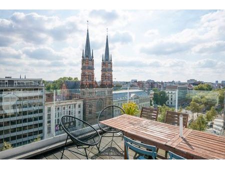 penthouse avec terrasse sur le toit au cœur d'anvers