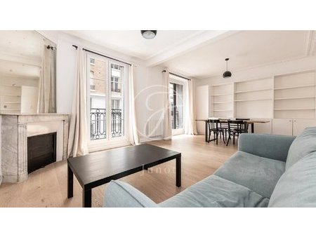 paris 18e - rue lamarck / caulaincourt - appartement à louer - 2 pièces meublé - 54 80m² c