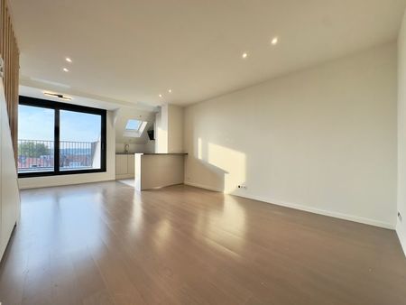 hamoir : duplex penthouse neuf avec 2 chambres + terrasse