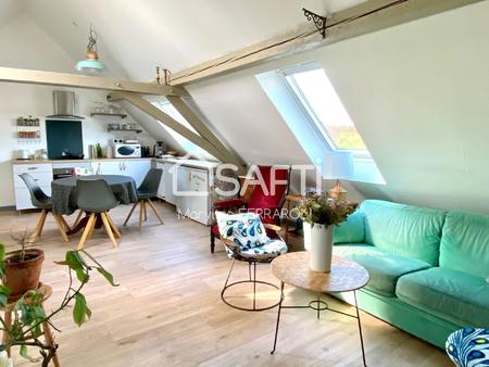 appartement chaleureux de 4 pièces  3 chambres au dernier étage d'une petite copropriété