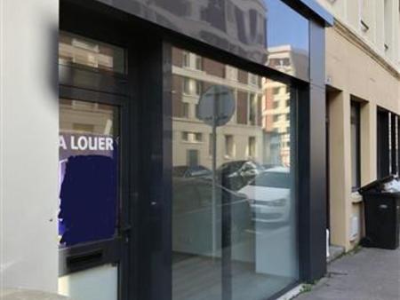 location commerce le havre 40 m²