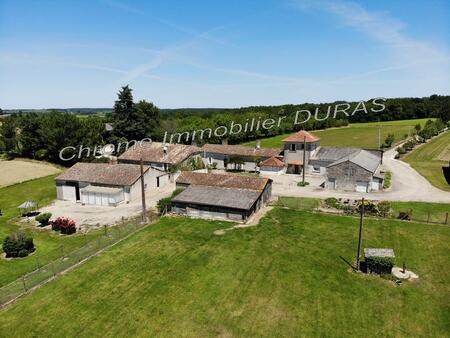 corps de ferme en campagne sur 5.5 hectares de terrain